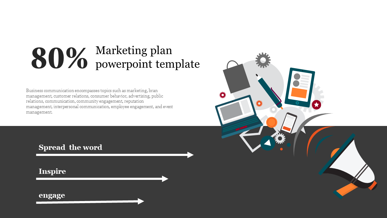 Strategic Marketing Plan PowerPoint Template for Planning